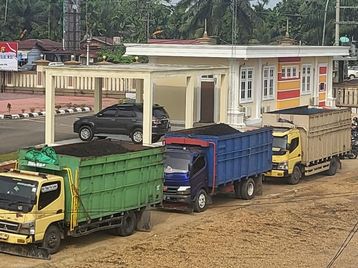 Tiga Truk Batu Bara Beroperasi di Batanghari Berujung Ditilang Polisi